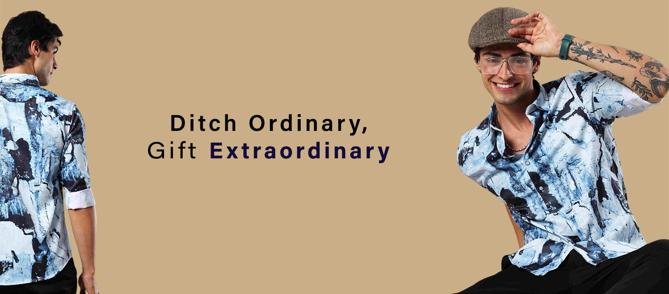 Ditch Ordinary, Gift Extraordinary: Badmaash's Shirts for a Fashionable Rakhi