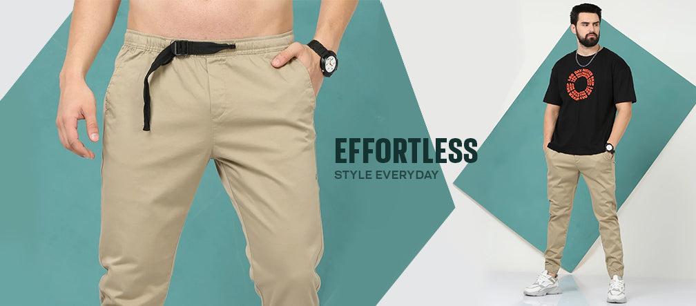 Casual and Cool!! Sort Your Everyday Style with Cotton Joggers