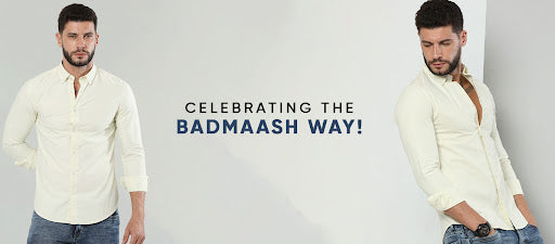 Unleash The Power Within With Badmaash's Solid Shirts This Durga Puja!