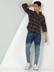 PHTHALO BLUE SKINNY JEANS