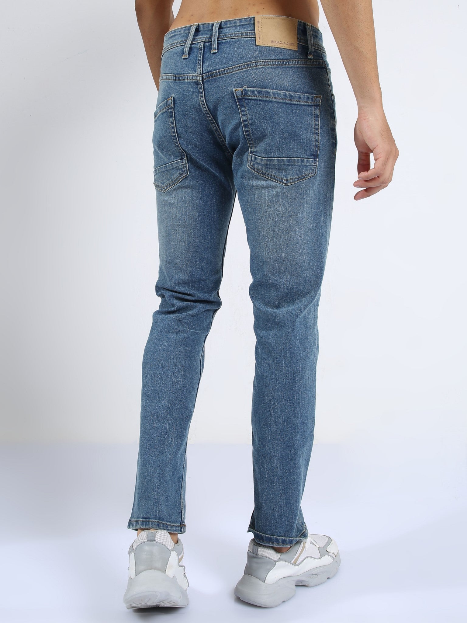 Xander Desert Blue Loose Jeans