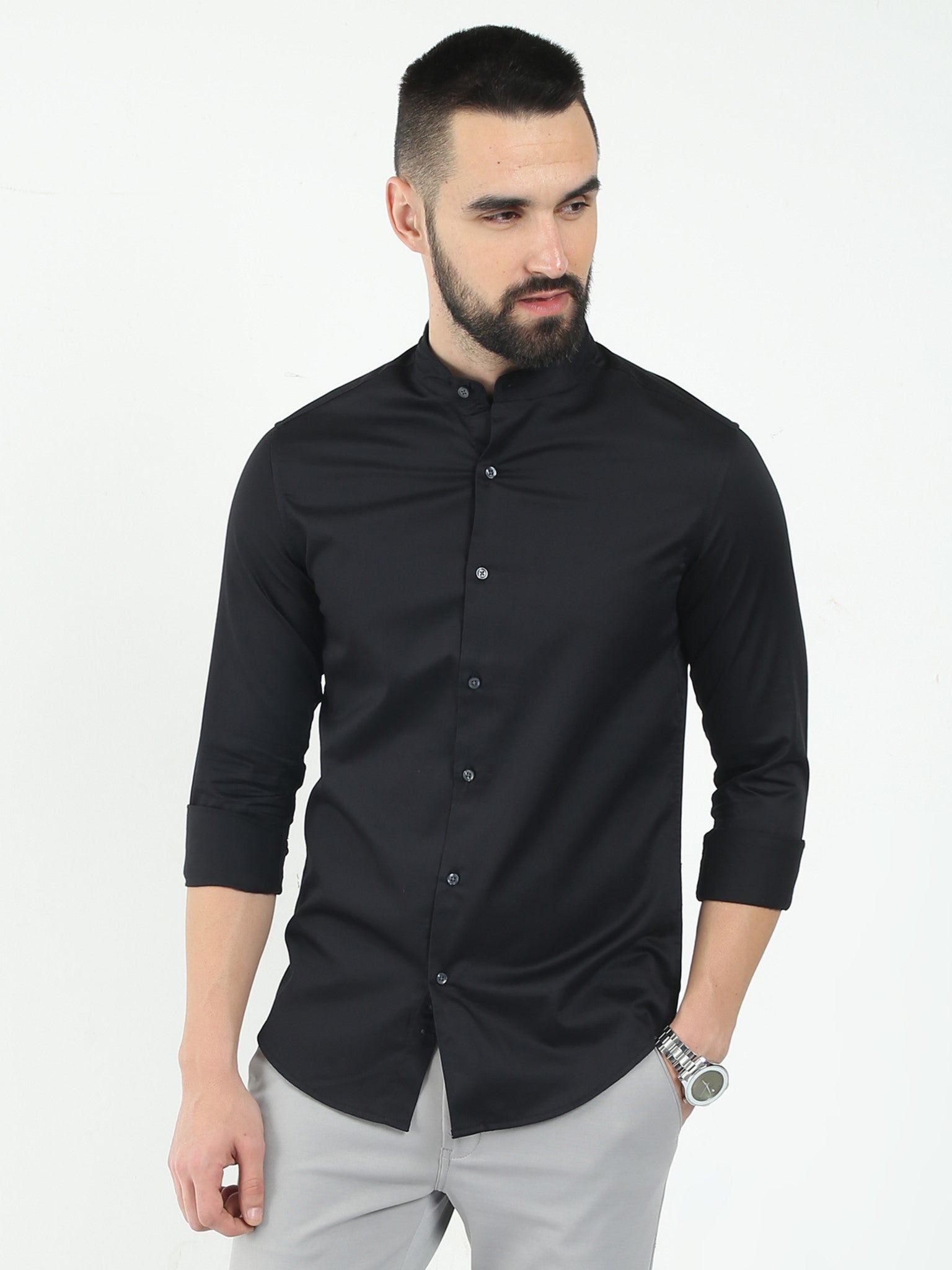 Marquis Black Shirt for Men