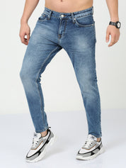 Tiffany Blue Skinny Jeans for Men 