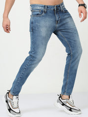 Tiffany Blue Skinny Jeans for Men
