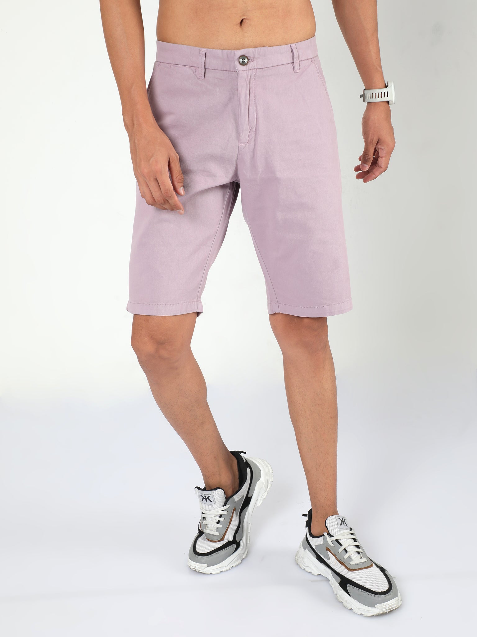 French Lilac Shorts for Men
