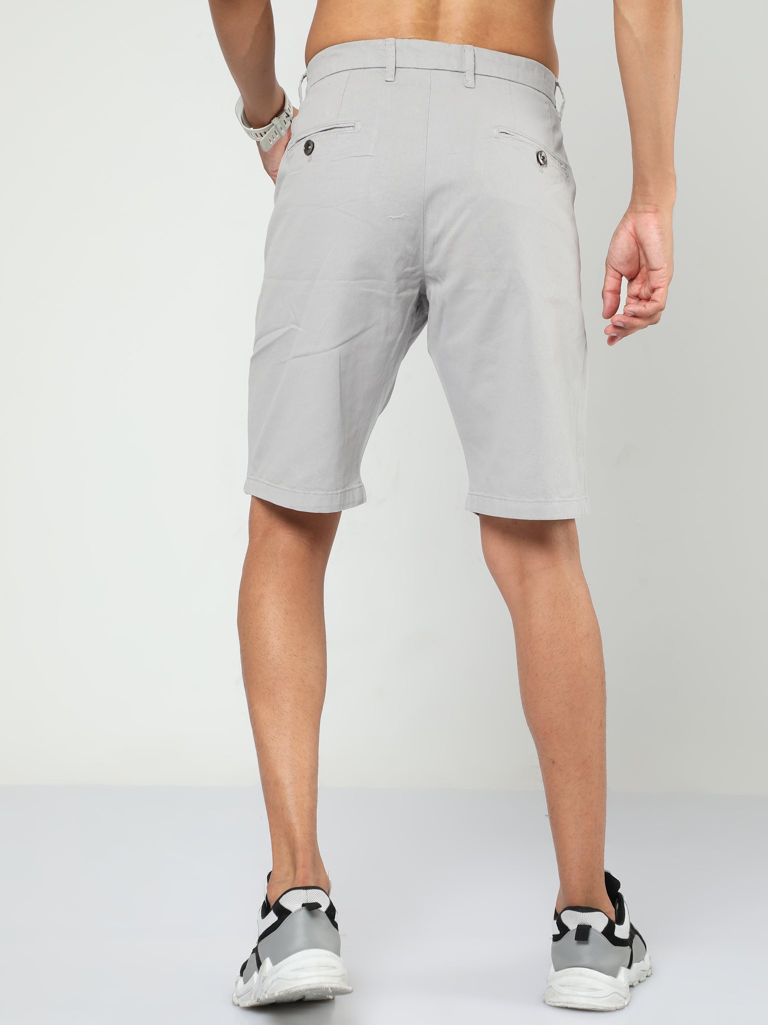 French Grey Shorts