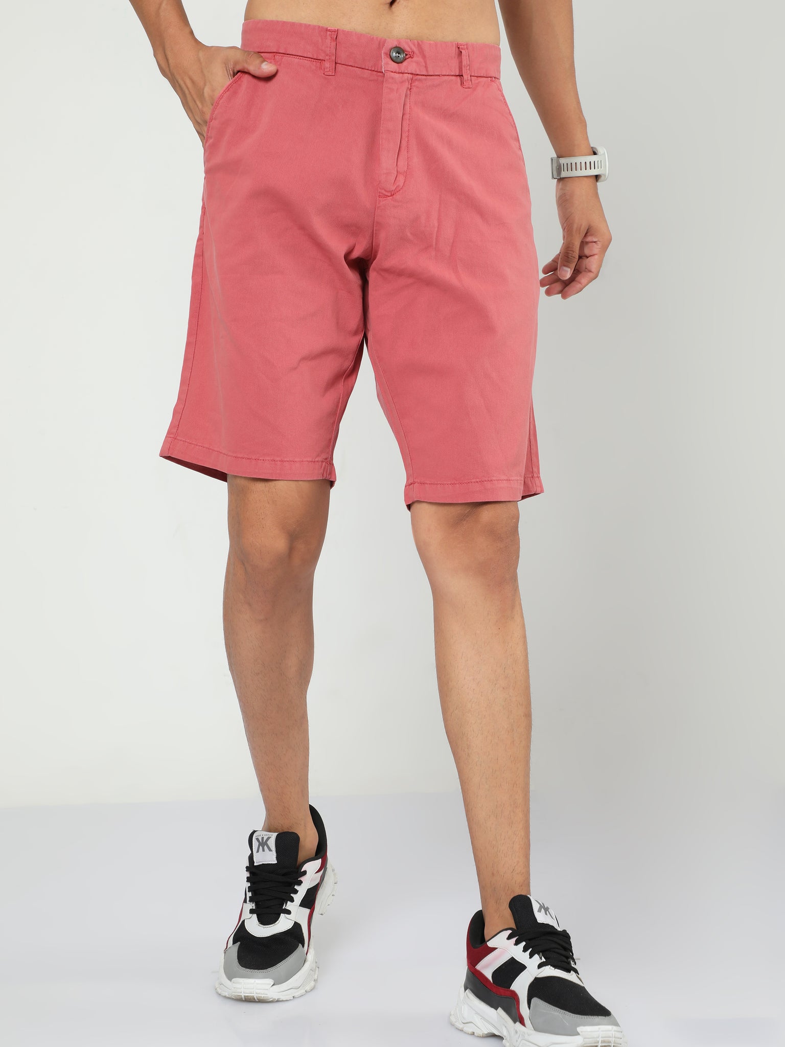 French Tomato Red Shorts for Men