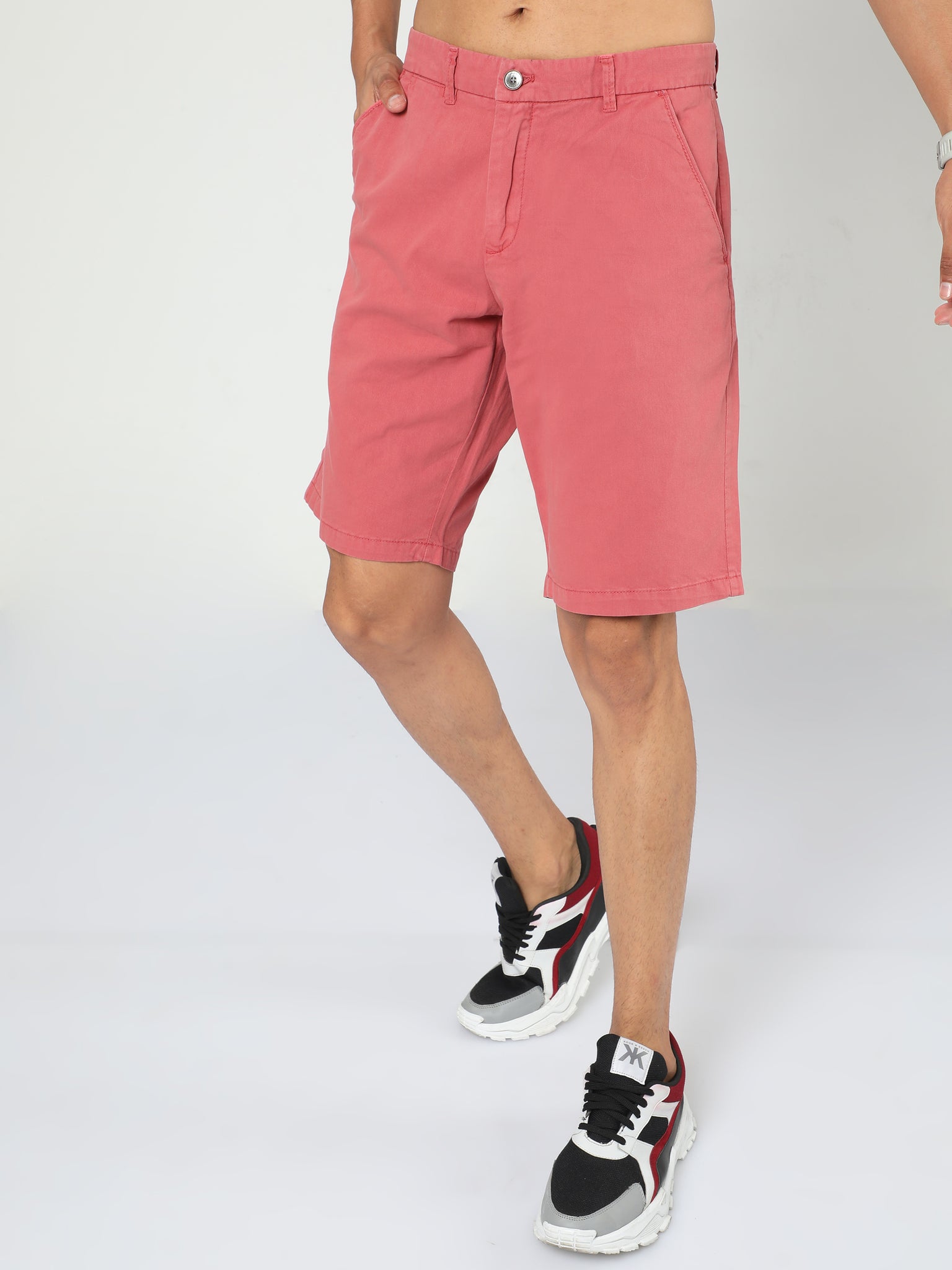 French Tomato Red Shorts