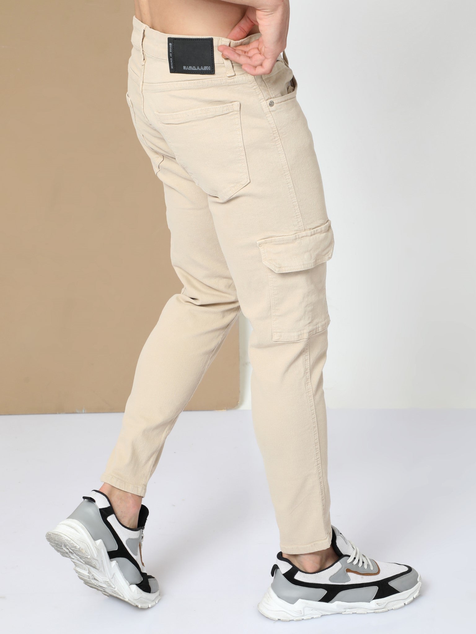 Dickies Cargo Pants Cream 36 X 32 Baggy Y2K Style Men's | eBay