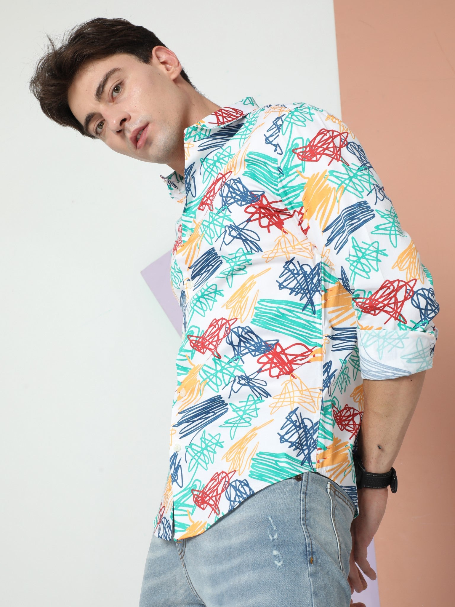 ABSTRACT LINES SHIRT
