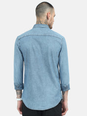 Italian Spruce Blue Denim Shirt