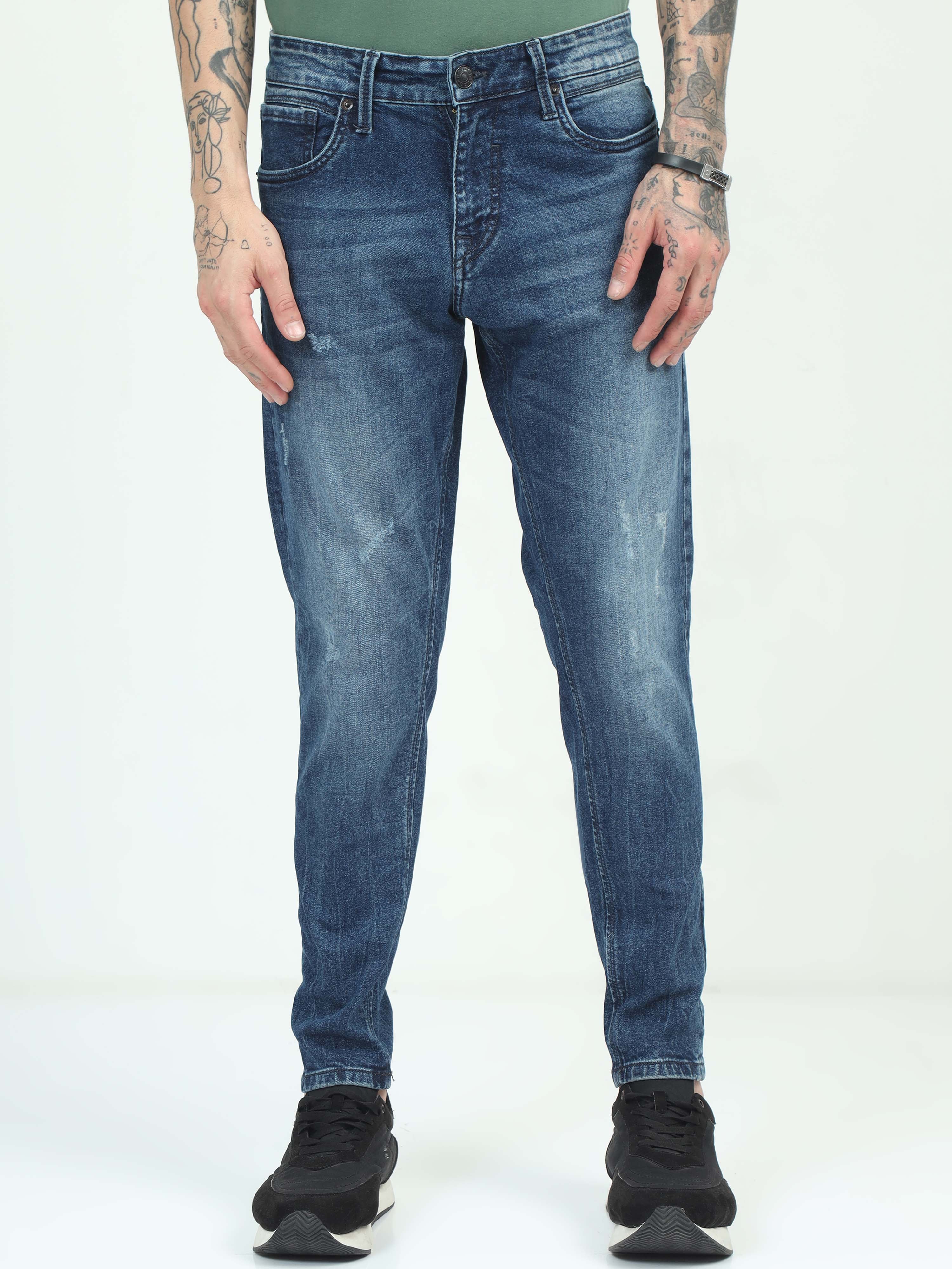 Indigo Batik Skinny Jeans