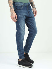 Indigo Batik Skinny Jeans