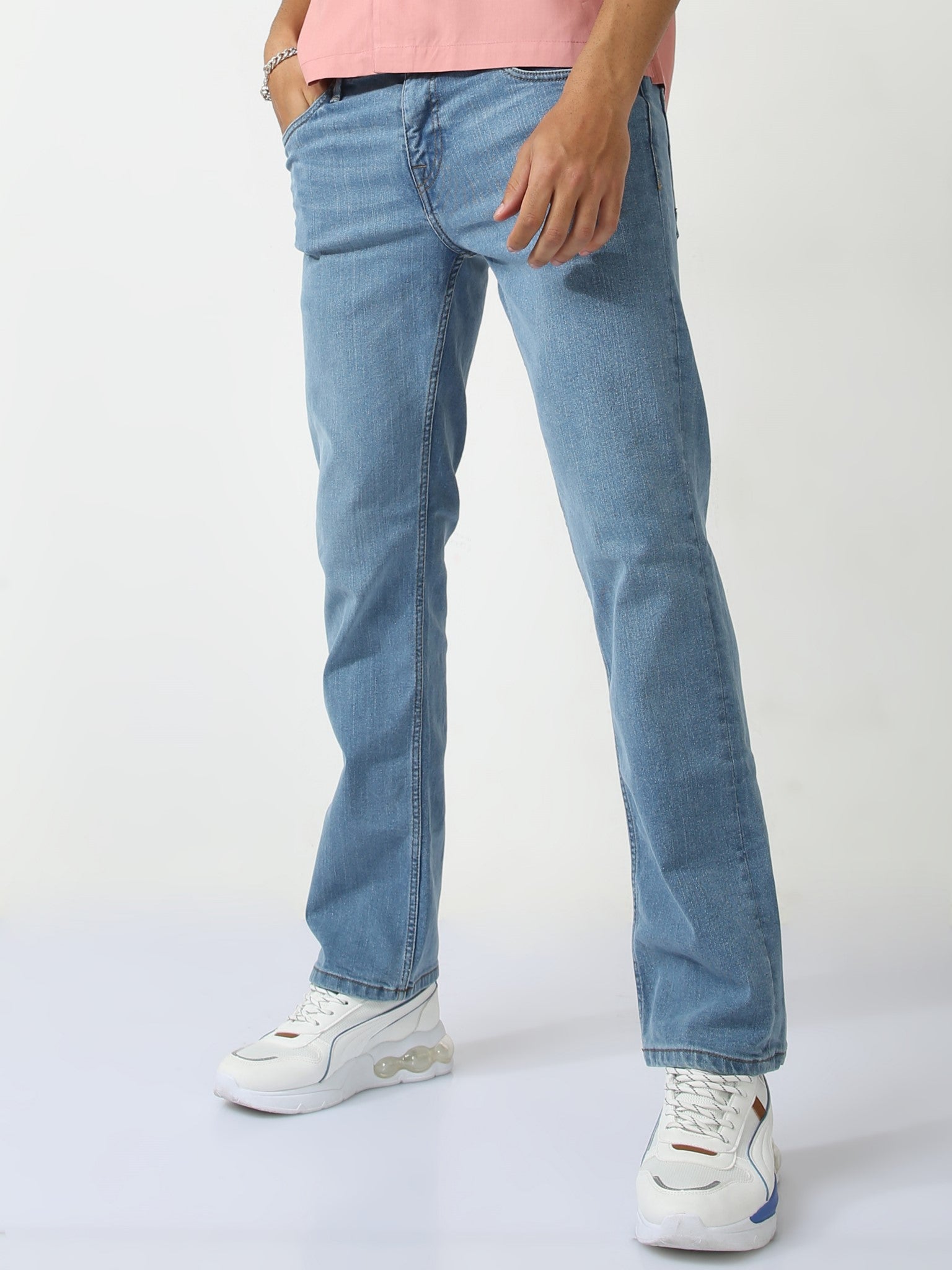 Xander Light Blue Loose Jeans