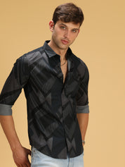Abstract Stretch Shirt