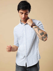 Classico Stripe Blue Shirt