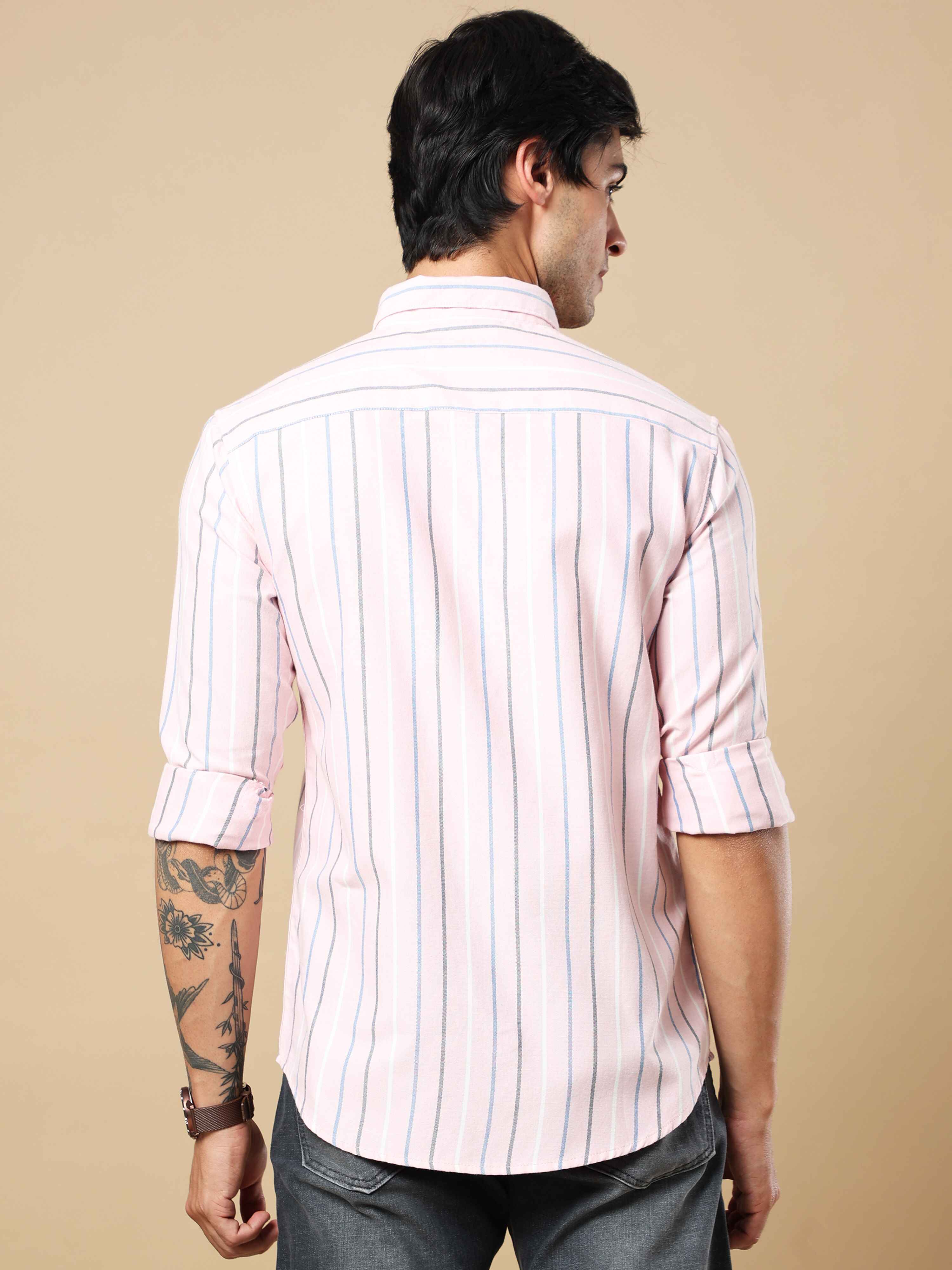 Sassy Stripe Pink Shirt