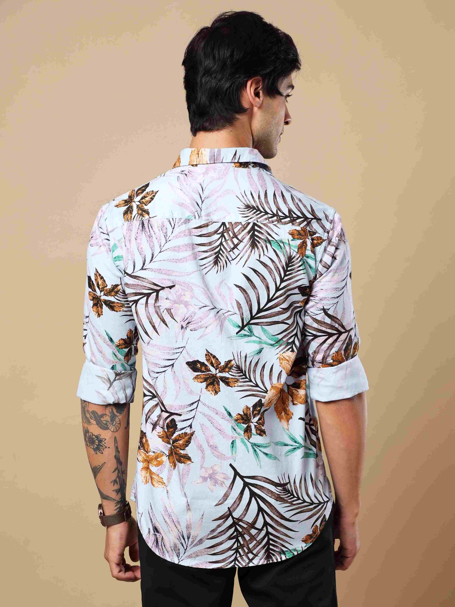 Boho Tropical Leaves Shirt