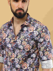 Flower Print Multi Color Shirt