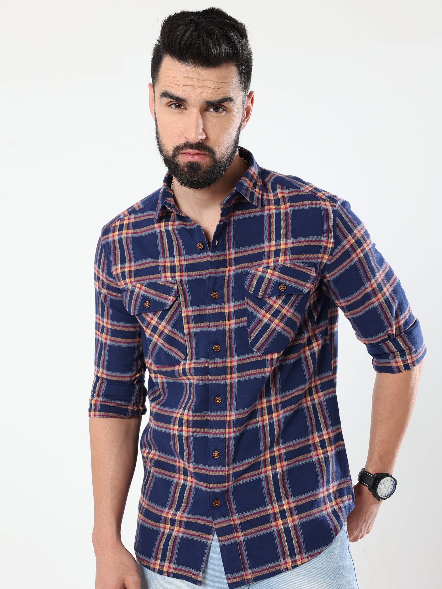 Dyped Flannel Shirt