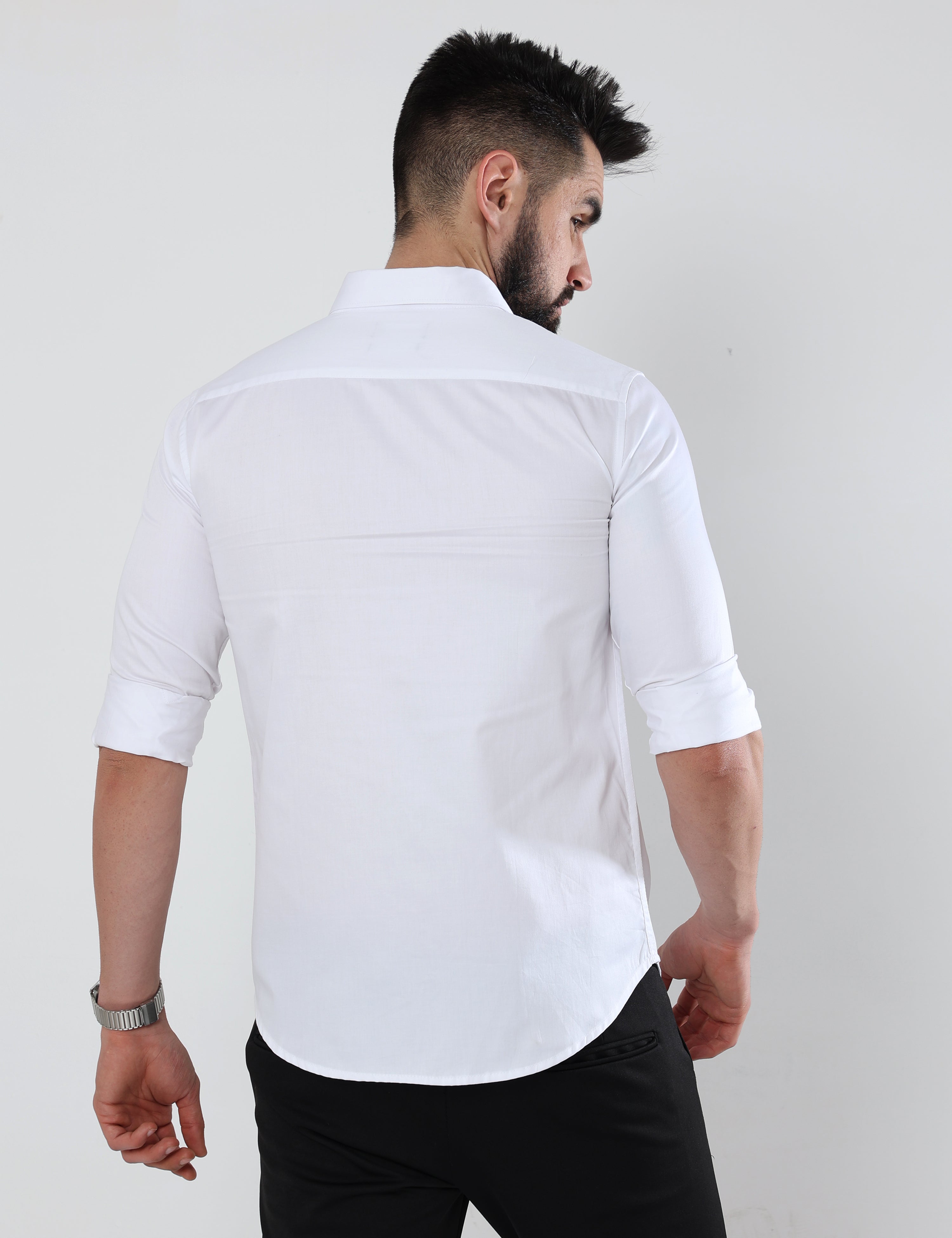 French Stud White Shirt