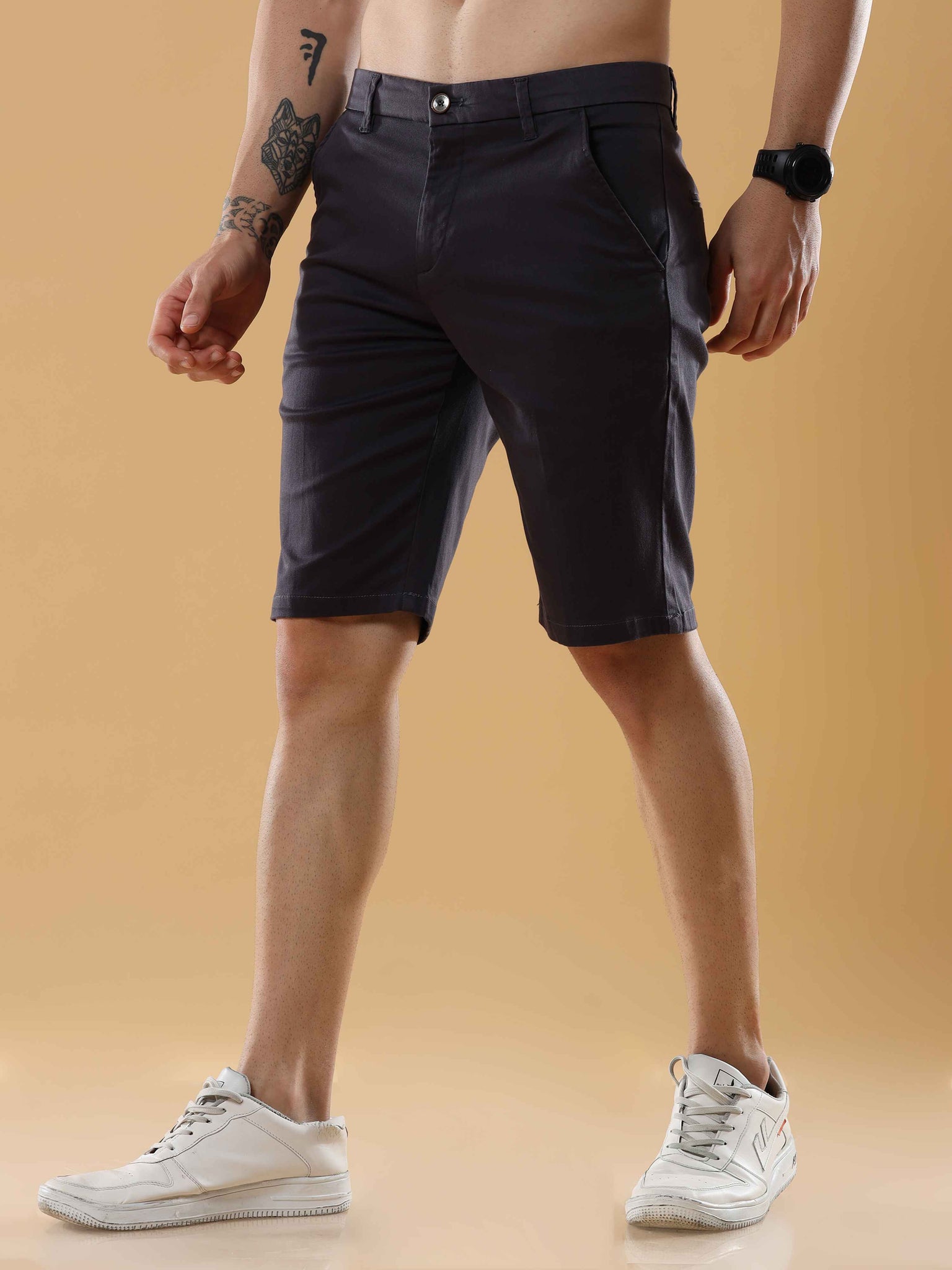 Carbon Black Feather Feel Shorts