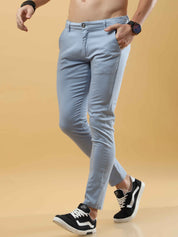 Light Blue Feather Feel Chinos Trousers
