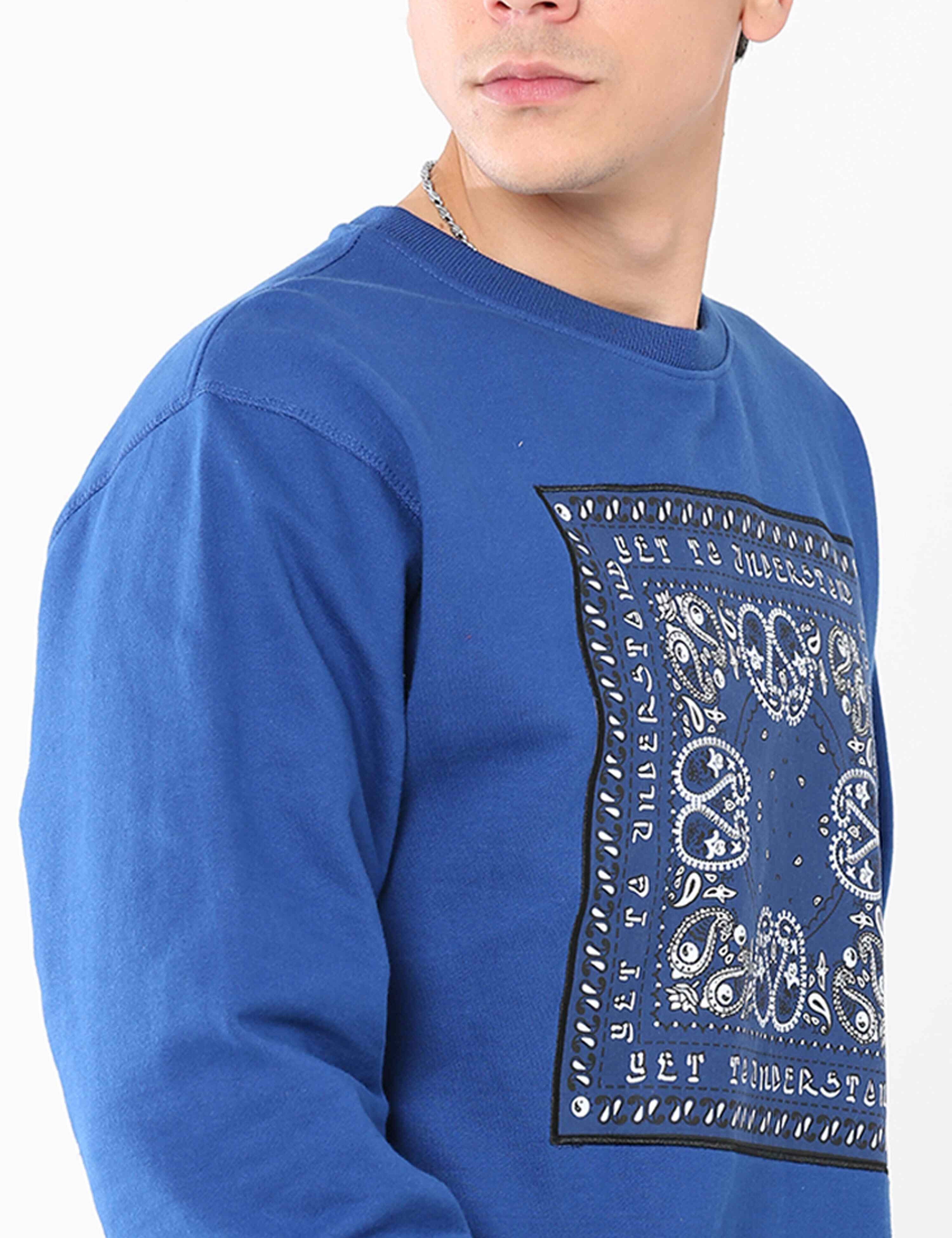 Blue Bandana Sweatshirt