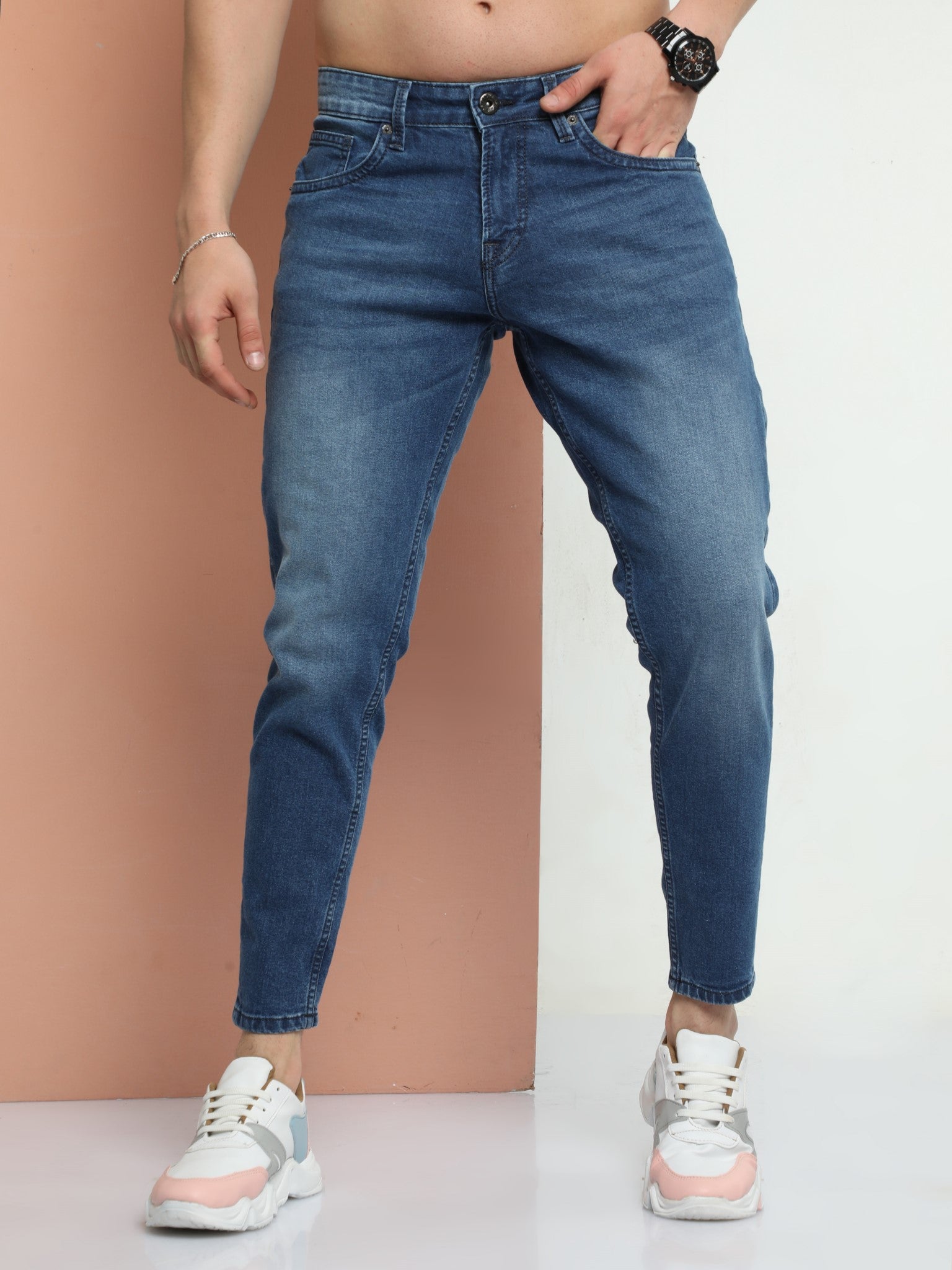 Superior Blue Skinny Jeans