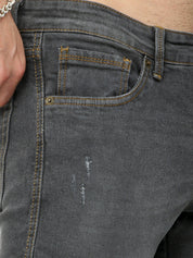 Web Gray Cargo Jeans for Men