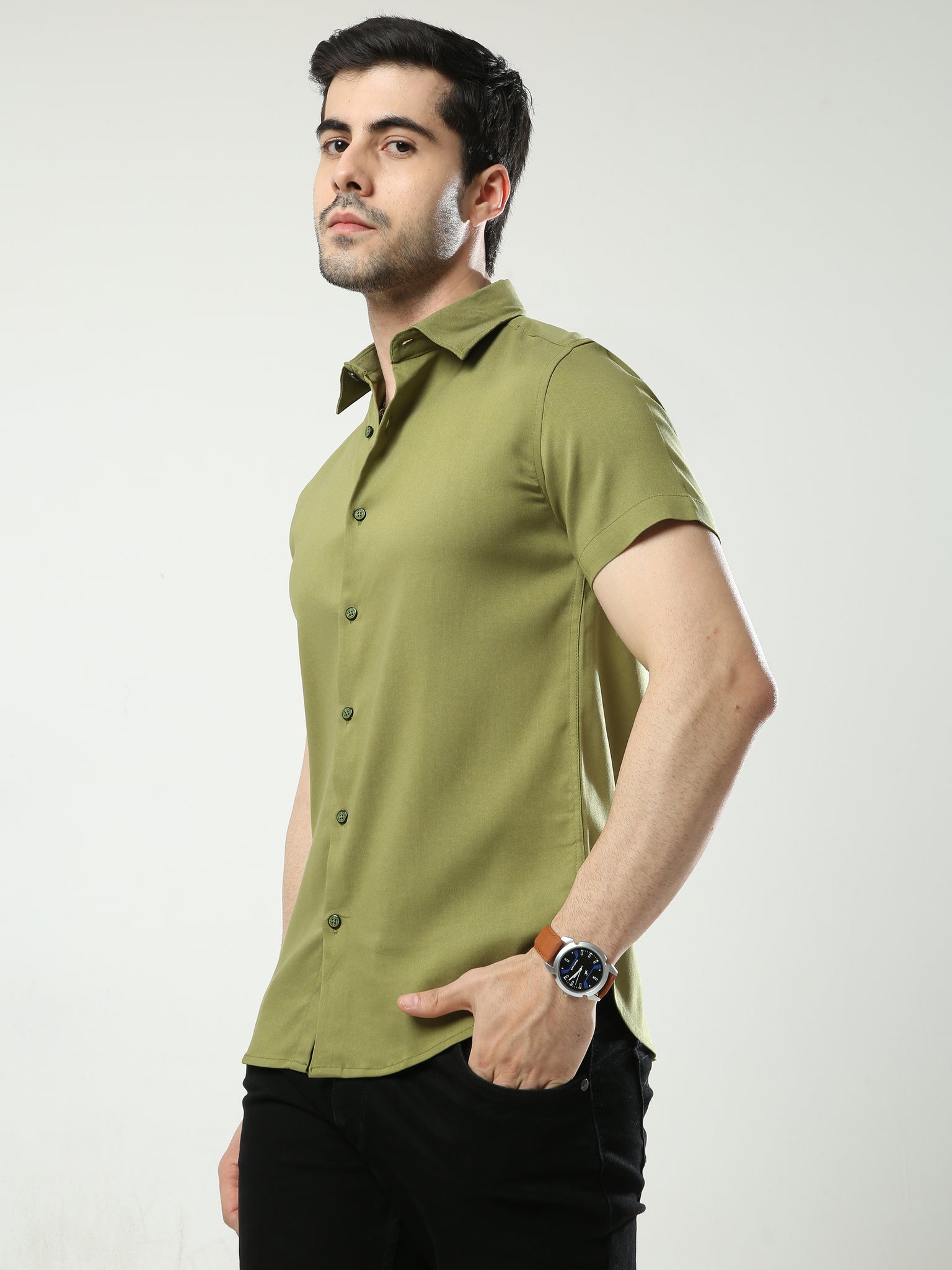 Elite Sap Green Shirt