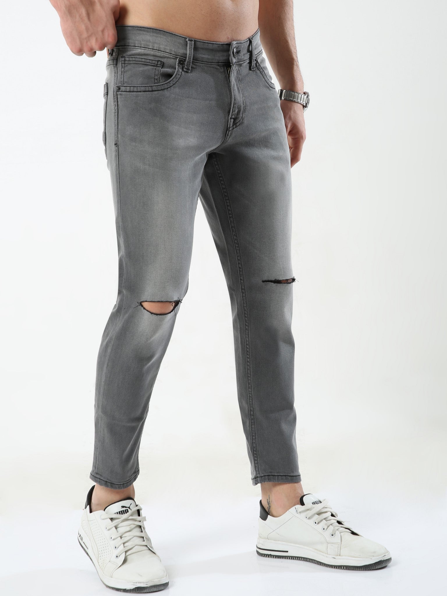 Ghost Gray Skinny Jeans