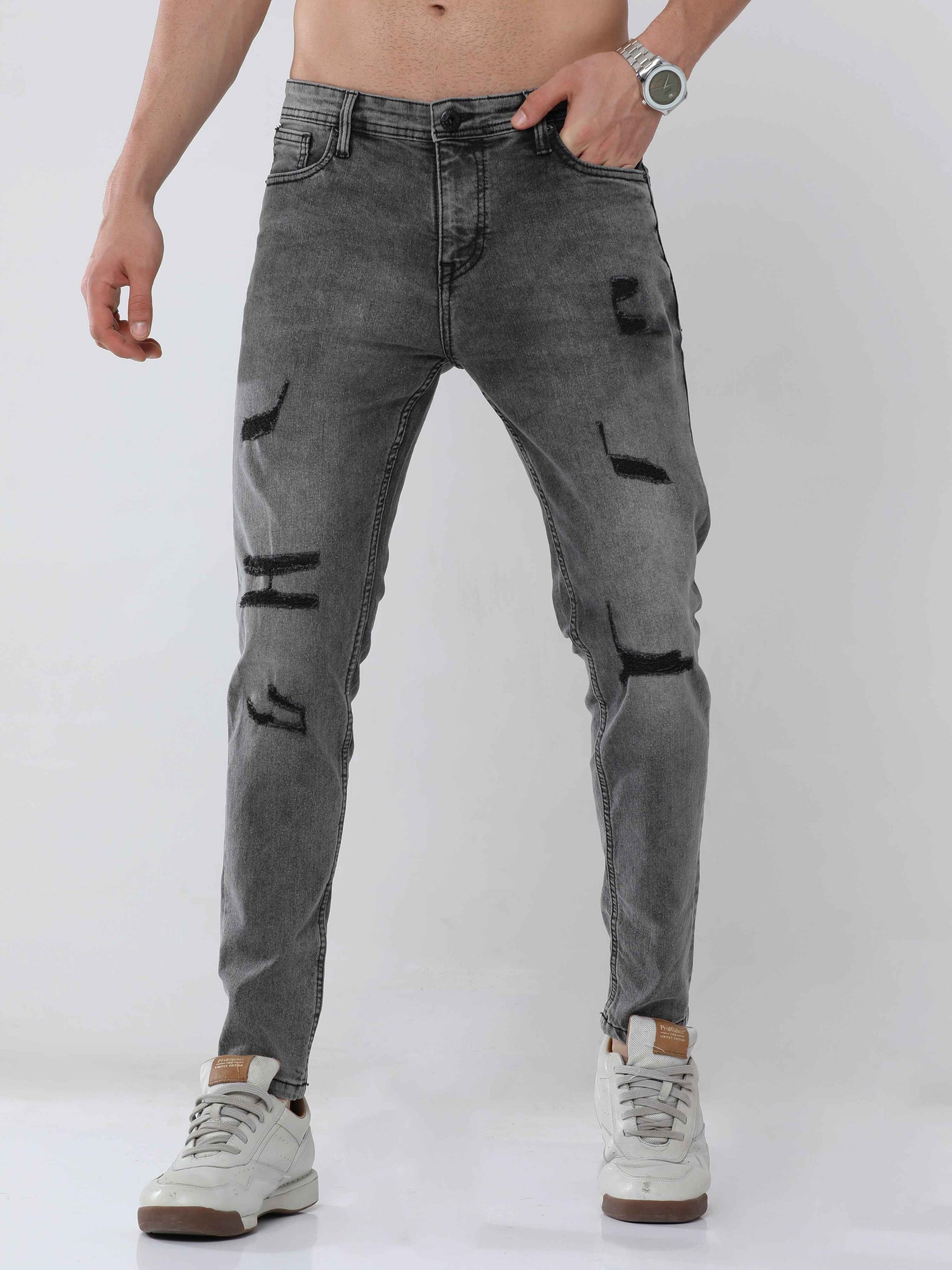 Pebble Gray Jeans